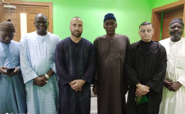Visite d'une délégation marocaine à Tivaouane en prélude du Gamou
