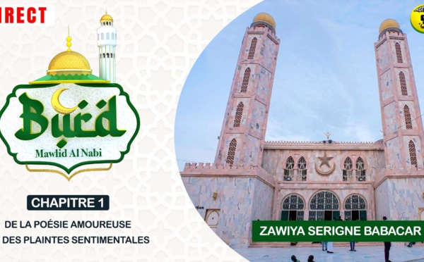 DIRECT TIVAOUANE - BURD 2022 - NUIT 1 - Mosquée Serigne Babacar Sy (rta)