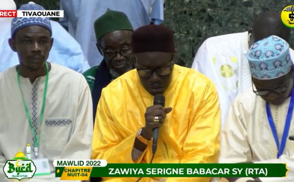 DIRECT TIVAOUANE - BURD 2022 - NUIT 4 MOSQUEE SERIGNE BABACAR SY ( RTA )