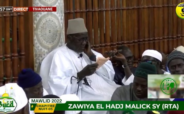 DIRECT TIVAOUANE - BURD 2022 - NUIT 5 - ZAWIYA SEYDIL HADJ MALICK SY RTA