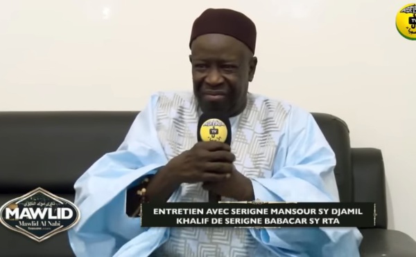 MAWLID 2022 - Entretient avec Serigne Mansour Sy Djamil Khalif de Serigne Babacar SY RTA