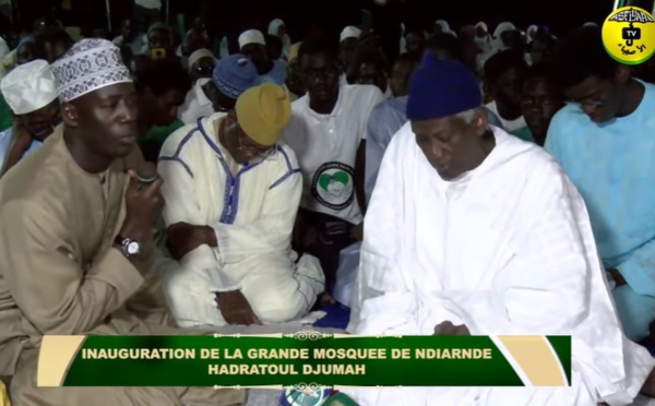 Inauguration de la Grande Mosquée de Ndiardé, sous la présence effective de Serigne Babacar SY Abdou