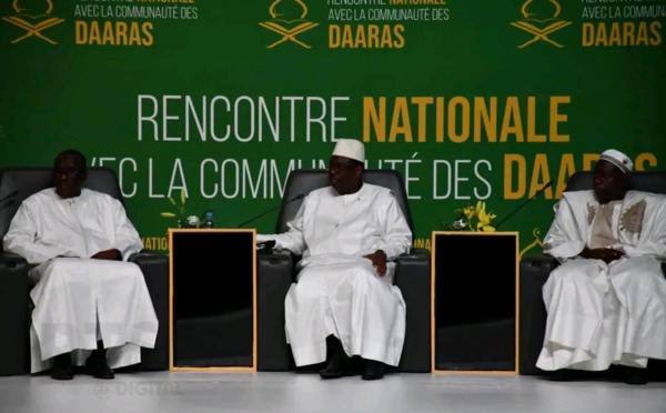 DIAMNIADIO  - Rencontre nationale entre Le Président de la république, son excellence Monsieur Macky SALL et la communauté des Daaras