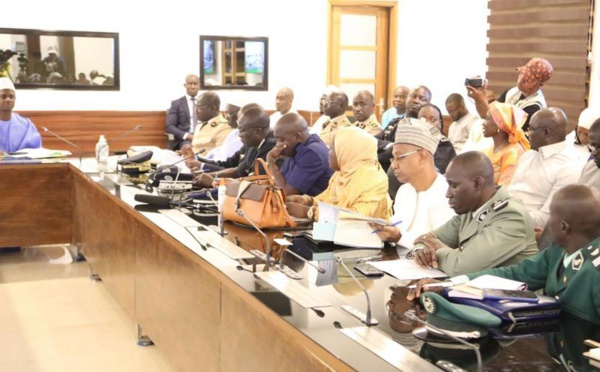 Réunion nationale préparatoire de la 43ème édition de la Ziarra annuelle de Thierno Saidou Nourou TALL et Thierno Mountaga TALL, au ministère de l'intérieur