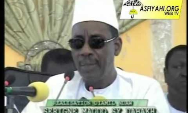 VIDEO - Suivez l'allocution de Serigne Maodo Sy Dabakh au 2ème Colloque sur le Soufisme , organisé en Prélude au Magal de Touba 2014