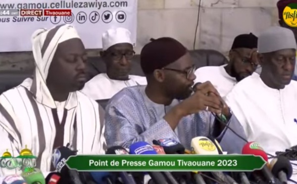 DIRECT- POINT DE PRESSE GAMOU TIVAOUANE 2023