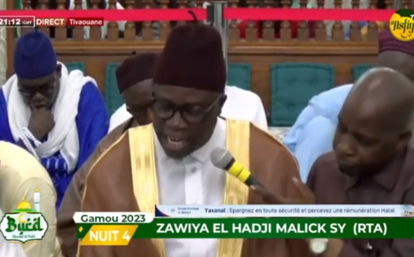 DIRECT - TIVAOUANE - BURD NUIT 4 - ZAWIYA EL HADJI MALICK SY (RTA)
