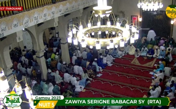 DIRECT TIVAOUANE - Burd 2023 - NUIT 5 Mosquée Serigne Babacar Sy