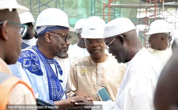 Journée d'informations et visite de chantier de la grande mosquée de Tivaouane : AJANNA fait l'état des lieux.