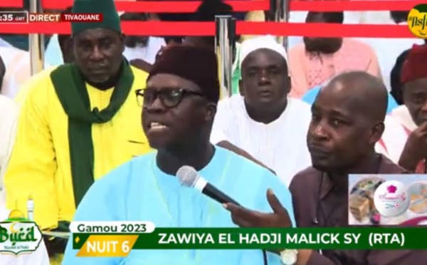 DIRECT - TIVAOUANE - BURD 2023 NUIT 6 - ZAWIYA EL HADJI MALICK SY (RTA)