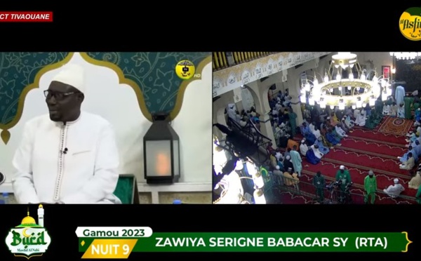 DIRECT TIVAOUANE - Burd 2023 - NUIT 9 Mosquée Serigne Babacar Sy