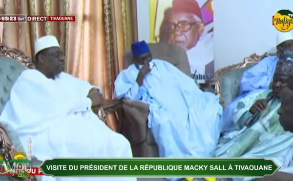 GAMOU TIVAOUANE 2023 : LE PRÉSIDENT DE LA RÉPUBLIQUE MACKY SALL EN VISITE DANS LA VILLE SAINTE