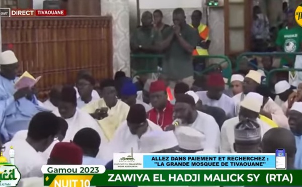 DIRECT -TIVAOUANE CLÔTURE BURD 2023 NUIT 10 - ZAWIYA EL HADJI MALICK SY (RTA) DU 25 SEPTEMBRE 2023