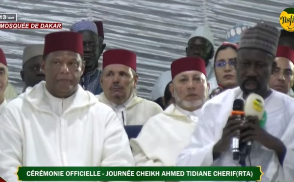 DIRECT GRANDE MOSQUÉE DE DAKAR : CÉRÉMONIE OFFICIELLE - JOURNÉE CHEIKH AHMED TIDIANE CHERIF(RTA) …