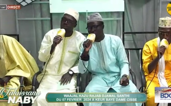 DIRECT - TAKUSSANU NABY DU 31 JANVIER 2024 WAAJAL KAZU RAJAB DJAMAL SANTHI DU 07 FEVRIER 2024 A …