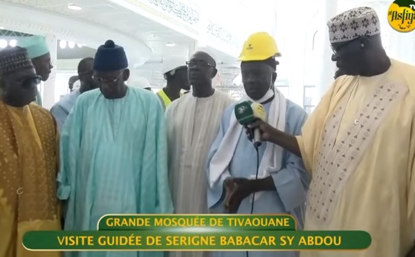 🔴REPORTAGE: Visite guidée de Serigne Babacar Sy Abdou à la Grande Mosquée de Tivaouane