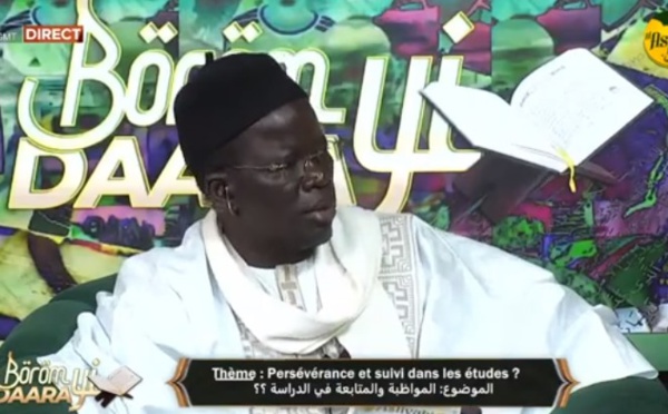 BOROM DAARA YI DU 21 FEV. 2024 THEME: PERSEVERENCE ET SUIVI DANS LES ETUDES