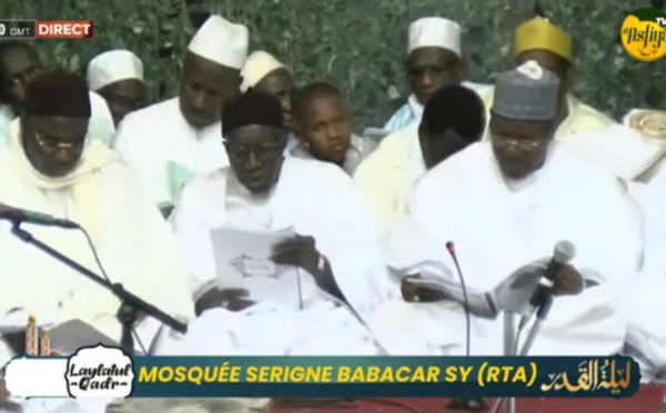 DIRECT TIVAOUANE: LEYLATOUL QADR MOSQUEE SERIGNE BABACAR SY (RTA)