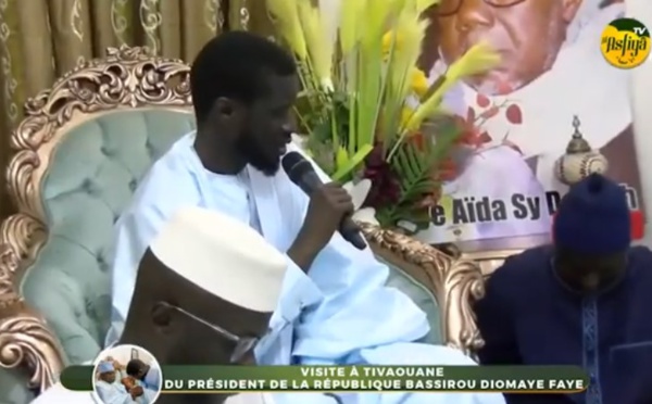 🔴VISITE DU PRÉSIDENT BASSIROU DIOMAYE FAYE CHEZ LE KHALIF GÉNÉRAL DES TIDIANES À TIVAOUANE