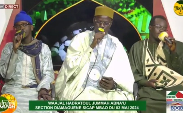 DIRECT - TAKUSSANU NABY DU 02 AVRIL 2024 WAAJAL HADRATOUL JUMMAH ABNA'U SECTION DIAMAGUENE SICAP …