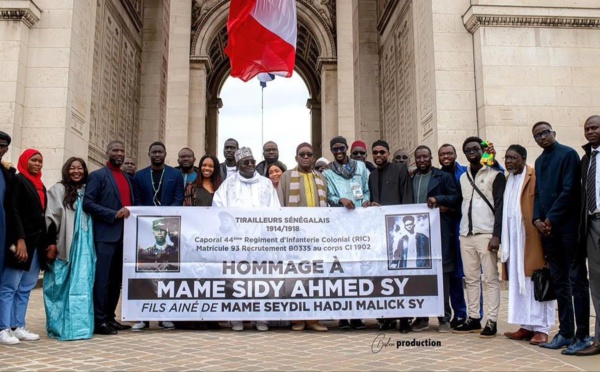 8 MAI À PARIS: Un vibrant hommage rendu aux Soldats Serigne Ahmed Sy Malick et Serigne Fallou Fall