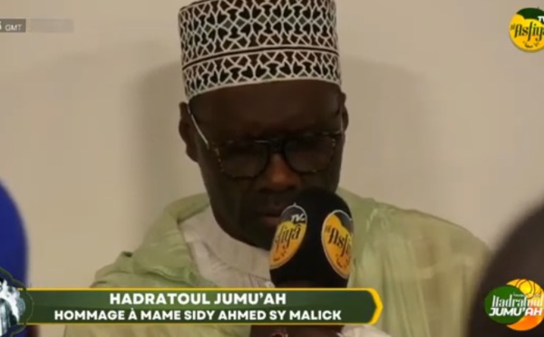 DIRECT PARIS: Hadratoul Jumu’ah Hommage à Mame Sidy Ahmed SY Malick