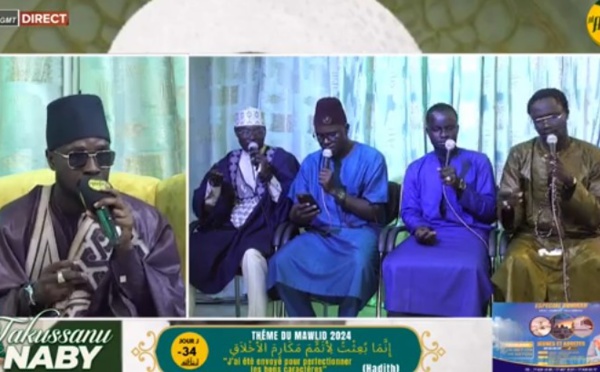 DIRECT - TAKUSSANU NABY 15 AOÛT 2024 THEME DU MAWLID 2024 INVITES: BASS SAM SECK ET OUSTAZ MANSOU…