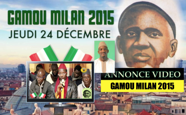 ANNONCE VIDEO - Gamou Milan 2015 , Jeudi 24 Décembre 2015 à Cinisello Balsamo 