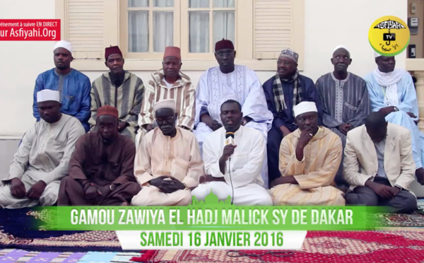 VIDEO - AVANT PREMIÈRE - Suivez l'annonce du Gamou de la Zawiya El Hadj Malick Sy de Dakar de ce Samedi 16 Janvier 2016