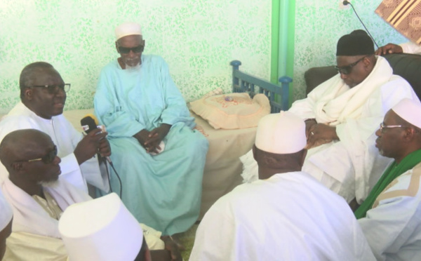 TOUBA - Le Khalif Thierno Bachir Tall reçu par le Khalif Cheikh Sidy Mokhtar Mbacké