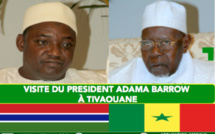 VIDEO - Suivez la visite du President Adama Barrow à Tivaouane