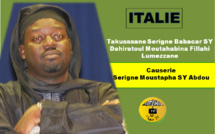 VIDEO - ITALIE - LUMEZZANE : Suivez la conférence du Dahiratoul Moutahabina Fillahi présidée par Serigne Moustapha SY Abdou et animée par Doudou Kend Mbaye