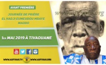 VIDEO -  ANNONCE - Journée de Prières EL Hadj Eumeudou Mbaye Maodo - 1er Mai 2019 à Tivaouane