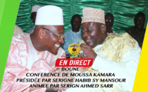 DIRECT BOUNE - Conference de Moussa Kamara présidée par Serigne Habib SY Mansour