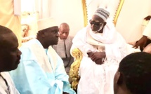PHOTOS ET VIDEO - Serigne Mountakha Mbacke reçoit la délégation de la Mosquée de Fass Bâtiment dirigée par Serigne Cheikh Oumar Sy Djamil