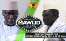 AUDIENCE MAWLID 2019 : Serigne Mbacké Bara Doli chez le khalif Serigne Babacar Sy Mansour