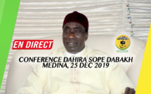 DIRECT MEDINA - Conference Dahira Sope Dabakh presidée par Serigne Habib Sy Babacar