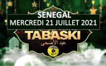  SENEGAL - La Tabaski sera célébrée le Mercredi 21 Juillet 2021 (COMMISSION)