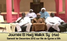 VIDEO BANDE ANNONCE : 9éme Edition de la Journée El Hadj Malick Sy qui se tiendra à Gorée le Samedi 1er Decembre 2012