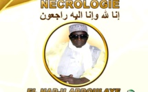 NÉCROLOGIE - MPAL - Rappel à Dieu de Serigne El hadji Abdoulaye NGOM ibn Mame El Hadji Oumar NGOM (RTA) Ibn Mame Rawane NGOM (RTA).