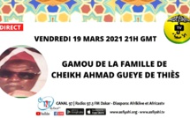 DIRECT ASFIYAHI TV - Gamou de la Famille de Cheikh Ahmad Gueye de Thiès