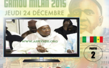 VIDEO - ITALIE - Suivez le Gamou 2015 de la fédération des Dahiras Tidianes de Milan, animé par Serigne Ahmed Sarr de Louga (24 Décembre 2015)